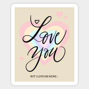 Love You I Love You Valentines Day Funny Magnet